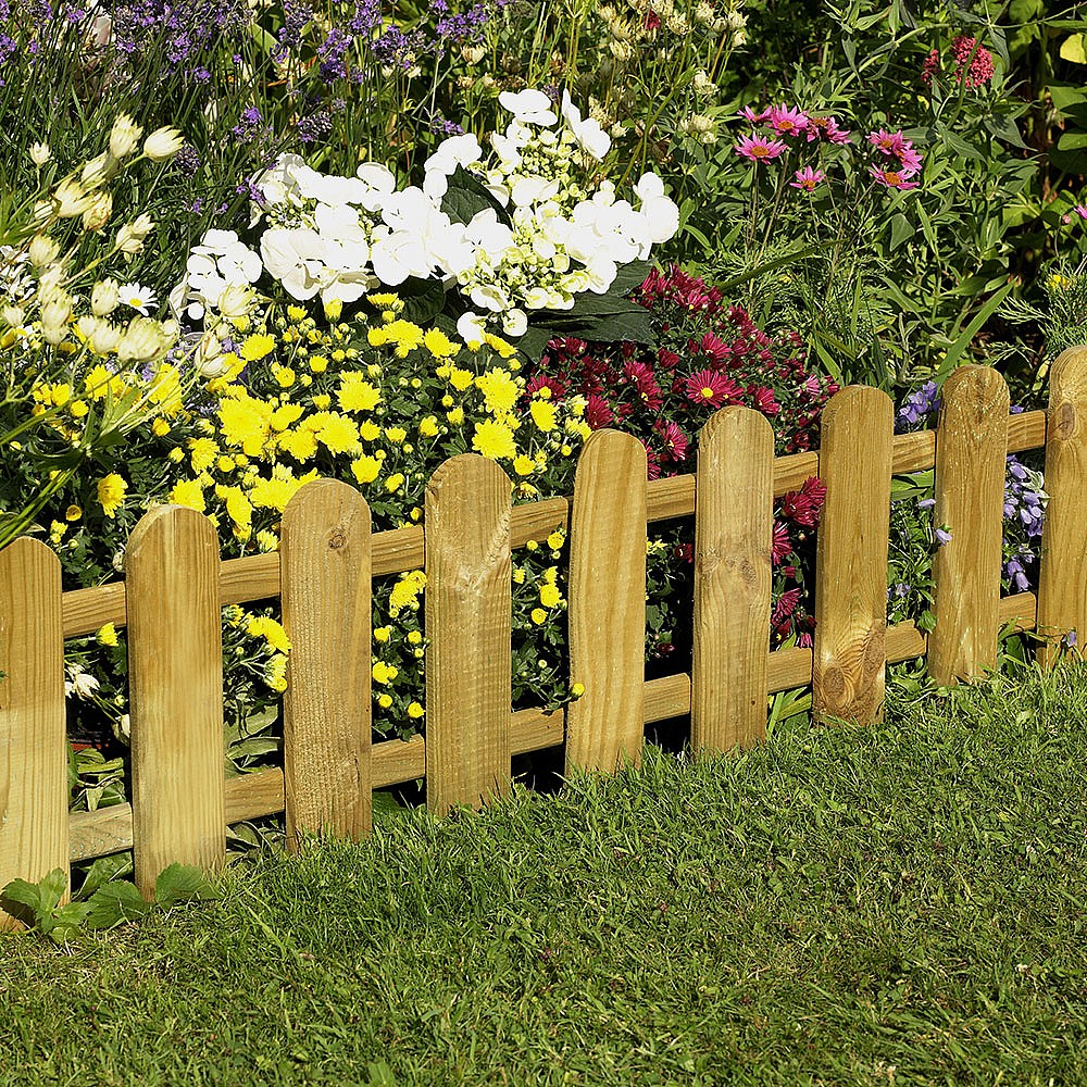 How To Make A Wooden Garden Fence - vrogue.co