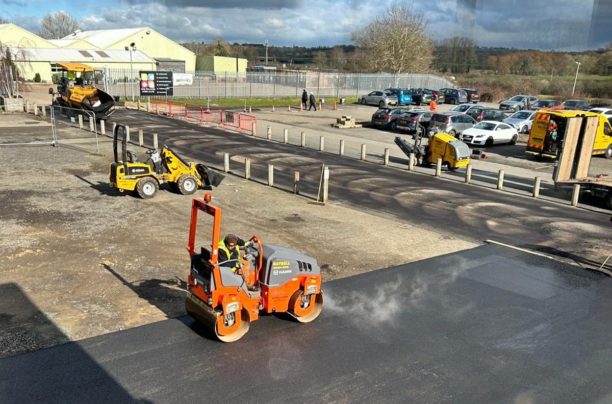 new driveway at whilton locks