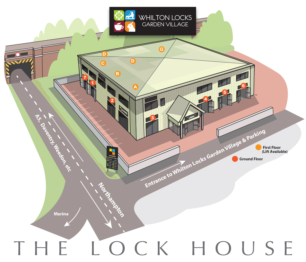 whilton locks the lock house